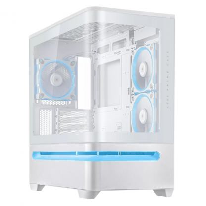 Корпус ASUS Prime AP202 ARGB Tempered Glass White (90DC00P3-B19000)