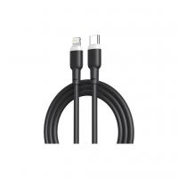 Дата кабель USB-C to Lightning 1.0m 20W liquid silicone NB208A black XO (6920680826810)