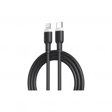 Дата кабель USB-C to Lightning 1.0m 20W liquid silicone NB208A black XO (6920680826810)