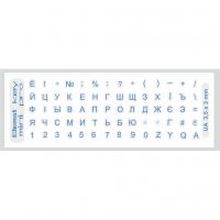Наклейка на клавиатуру BestKey mini Pro 3,5х3мм, прозоpачное основание, 70, синий (BKmPRO/BluTr/052)
