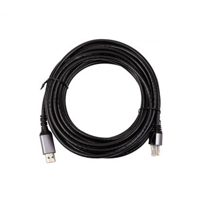 Дата кабель USB AM to RJ45 Ethernet 7.5m CAT6 UTP PowerPlant (CA915019)