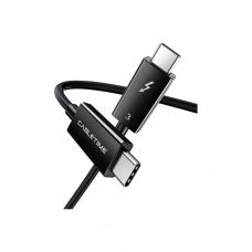 Дата кабель USB-C to USB-C 0.5m Thunderbolt 3 100W (20V/5A) 5K60Hz Cabletime (CA915392)