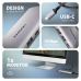Концентратор AXAGON USB-C to 2xUSB-A + 1xUSB-C + HDMI + RJ45 + PD100W 0.15m gray (HMC-6G2L)