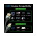 Кабель мультимедійний HDMI M to HDMI M 1.0m 8K ultra thin cotton braided green Vention (ALOGF)