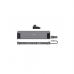 Порт-репликатор J5create Dock-Station USB-C 10Gbps, 12-in-1 (слот M2 NVMe/хаб/HDMI/DP/PD/картрид/LAN) (JCD552-N)