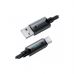 Дата кабель USB 2.0 AM to USB-C 1.2m 60W black Acefast (6974316284482)