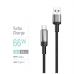 Дата кабель USB 2.0 AM to USB-C 1.0m 6A braided wire black ColorWay (CW-CBUC096-BK)
