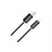 Дата кабель USB 2.0 AM to Lightning 2.0m 3A black XO (NB302-AI-2.black)