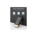 Перехідник DisplayPort M to HDMI F 4K30Hz black Vention (HBMB0)