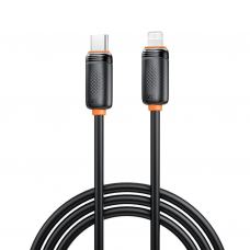 Дата кабель USB-C to Lightning 1.0m 27W black XO (XO-CB-300CL-BK)