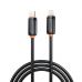 Дата кабель USB-C to Lightning 1.0m 27W black XO (XO-CB-300CL-BK)