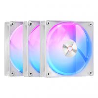 Кулер для корпуса OCYPUS DELTA F12 ARGB 3 IN (DELTA-F12-WH3AM00X-GL)