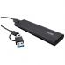 Карман внешний Trust USB-C to M.2 NVMe SSD Enclosure USB 3.2 Gen2 10Gbps aluminum black (25806_TRUST)
