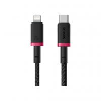 Дата кабель USB-C to Lightning 2.0m 20W red+black Baseus (P10377800U01-03)