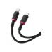 Дата кабель USB-C to Lightning 2.0m 20W red+black Baseus (P10377800U01-03)