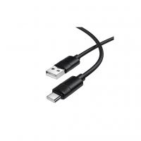 Дата кабель USB 2.0 AM to USB-C 1.0m silicone BX123 Leya black BOROFONE (6941991124211)
