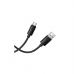 Дата кабель USB 2.0 AM to USB-C 1.0m silicone BX123 Leya black BOROFONE (6941991124211)