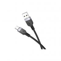 Дата кабель USB 2.0 AM to USB-C 1.0m silicone X109 Energy black HOCO (6942007636247)