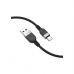 Дата кабель USB 2.0 AM to USB-C 1.0m silicone X109 Energy black HOCO (6942007636247)