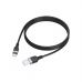 Дата кабель USB 2.0 AM to USB-C 1.0m silicone X109 Energy black HOCO (6942007636247)