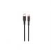 Дата кабель USB 2.0 AM to USB-C 1.0m 3A nylon X59 black HOCO (6931474744920)