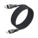 Дата кабель USB-C to USB-C 1.2m 60W 3A nylon black Acefast (6974316280217)