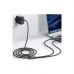 Дата кабель USB-C to 2xUSB-C 1.2m 100W nylon black Acefast (6974316285120)