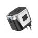 Сетевой фильтр питания HOCO AC5 1 роз, 2 USB, 1,5м, Black/Gray (AC5ABG)