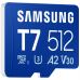 Карта пам'яті Samsung 512GB microSDXC class 10 UHS-I U3 V30 A2 T7 (MB-MB512T/WW)