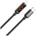 Дата кабель USB-C to Lightning 1.0m PD30W black ColorWay (CW-CBPDCL103-BK)