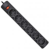 Сетевой фильтр питания Defender 153, 3 m, 6 роз, black (99495)