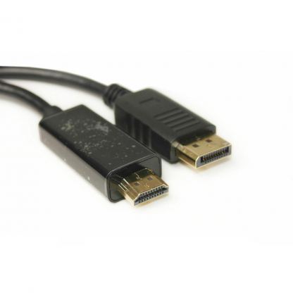 Кабель мультимедийный Display Port to HDMI 1.8m PowerPlant (KD00AS1278)