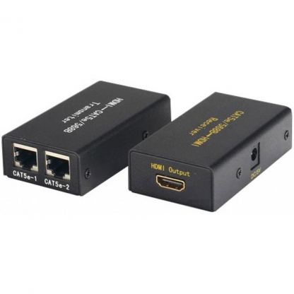 Кабель мультимедийный HDMI via UTP up to 30 m Value (S0624)