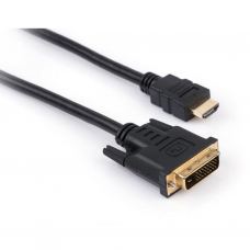 Кабель мультимедийный HDMI to DVI 24+1 1.8m Vinga (VCPHDMIDVI1.8)