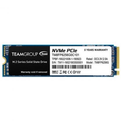 Накопитель SSD M.2 2280 256GB Team (TM8FP6256G0C101)