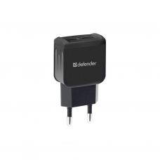 Зарядное устройство Defender UPС-21 2xUSB,5V/2.1А кабель microUSB (83581)