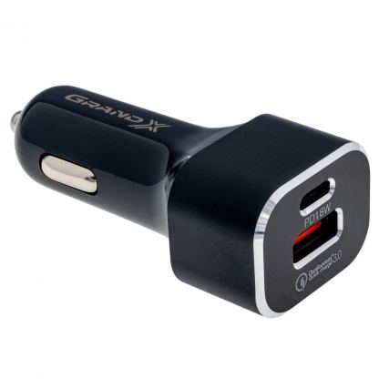 Зарядний пристрій Grand-X CH-29 PD 3.0, Quick Charge QС3.0, 1 TypeC, 1 USB (CH-29)