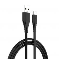 Дата кабель USB 2.0 AM to USB-C 1.0m black ColorWay (CW-CBUC026-BK)