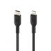 Дата кабель USB 2.0 AM to Lightning 1.0m BRAIDED black Belkin (CAA004BT1MBK)