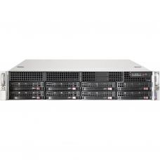 Корпус для сервера Supermicro 2U 8xHotSwap SAS/SATA, EE-ATX 800W HS RM Black (CSE-825TQC-R802LPB)
