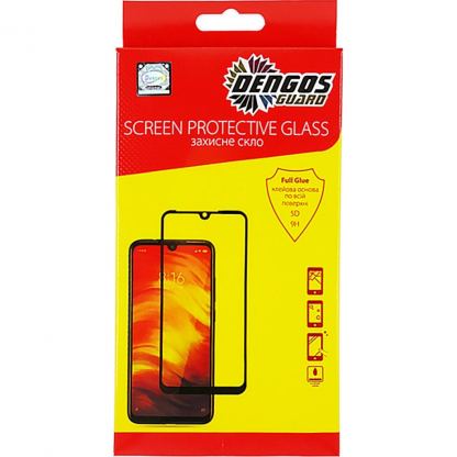 Скло захисне Dengos Full Glue для POCO X3 Pro (black) (TGFG-175)