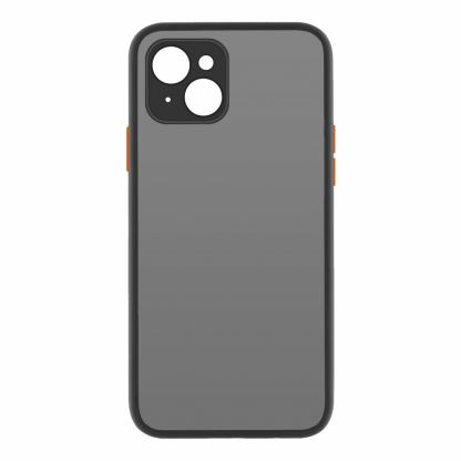 Чохол до мобільного телефона MakeFuture Apple iPhone 13 Frame (Matte PC+TPU) Black (MCMF-AI13BK)