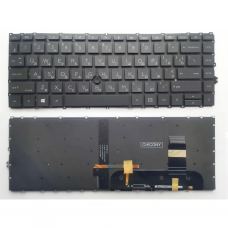 Клавиатура ноутбука HP EliteBook 745 G7/G8, 840 G7/G8 черна з підсв ТП UA (A46214)