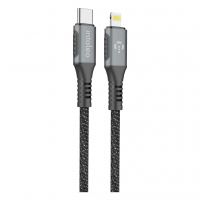 Дата кабель Type-C to Lightning 1.2m CBGPD30WTL1 30W grey Intaleo (1283126518089)