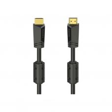 Кабель мультимедійний HDMI M to HDMI M 10.0m 4K Ethernet gold black Hama (00205009)