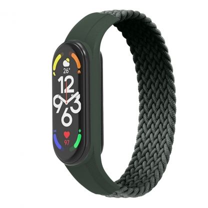 Ремешок для фитнес браслета Armorstandart Braided Solo Loop для Xiaomi Mi Band 7/6/5/4 Khaki size L (ARM58760)