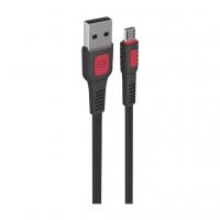 Дата кабель USB 2.0 AM to Micro 5P 1.0m AR15 2.4A black Armorstandart (ARM59535)