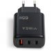 Зарядний пристрій Vinga GaN 65W PD+QC 2C1A ports Wall Charger (VCPCHCCA65B)