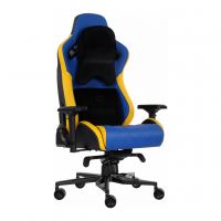 Кресло игровое GT Racer X-0724 Blue/Yellow