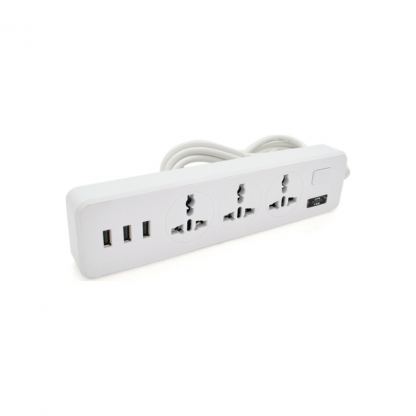 Сетевой фильтр питания Voltronic TВ-Т13, 3роз, 3*USB White (ТВ-Т13-White)
